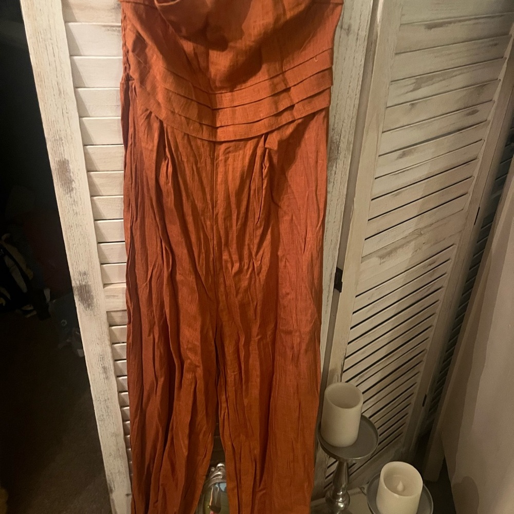 Elegant Orange Jumpsuit